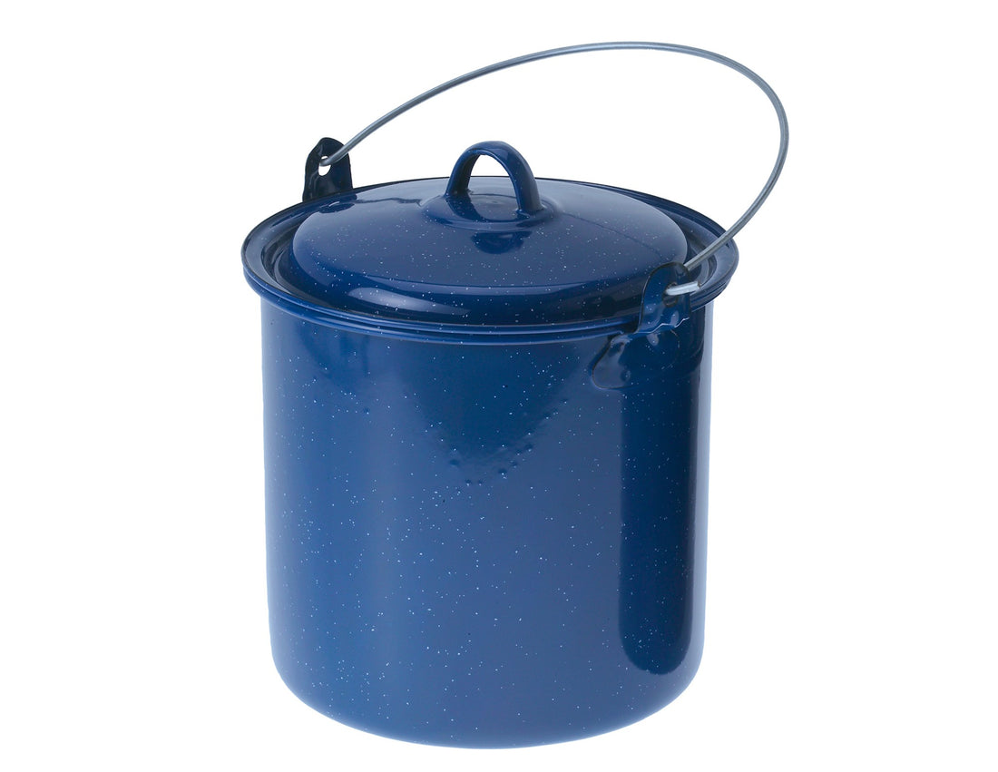 Enamelware Straight Pot with Lid